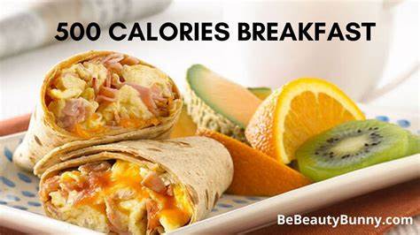 Collection of healthy 500 calorie breakfast ideas